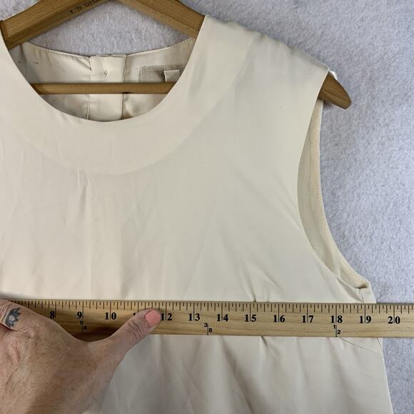 Mable Womens Boxy Tulle Dress Sz L Ivory Romantic Feminine Whimsical - Picture 6 of 13